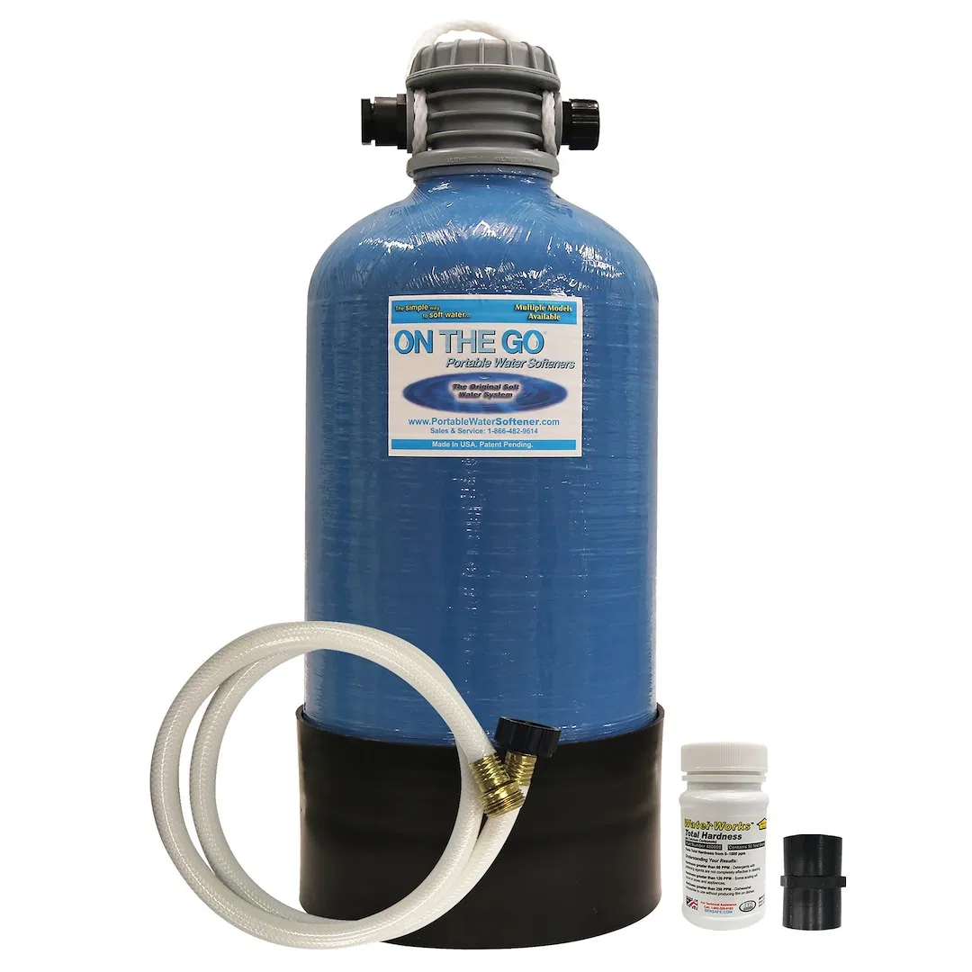 OTG3-NTP-1DS – ON THE GO Water Softener, Single Tank 16000 Grains Removal Capacity 9-1/2 Inch Diameter x 22 Inch Heig...